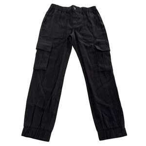 Sanctuary Cargo‎ Pants Womens 25 Black Jogger Style Elastic Waist Anthropologie